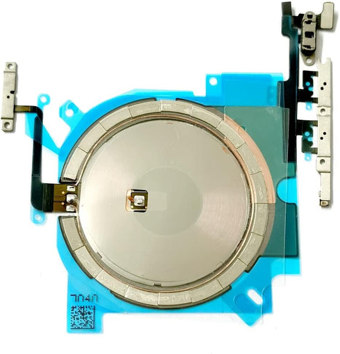NFC Chip Wireless Charging Charger Panel Coil Sticker with Power Volume Button Flex Cable Replacement for iPhone 12 Pro Max...