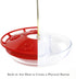 Hummingbirds Feeders for Outdoors Hanging – Bird Feeder with 5 Feeding Ports – Heavy Duty Plastic Humming Bird Feeder with Alloy Steel Hanging Rod...