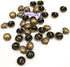 HONEYSEW 100pcs/pack 10mm Metal Alloy Coat Sewing Buttons Dome Mashroom Shank Buttons Silver/Black/Bronze for Choose (Antique Brass)...