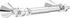 Delta VES50-PC Vessona Wall Mount Spring-Loaded Toilet Paper Holder Bath Hardware Accessory in Polished Chrome...