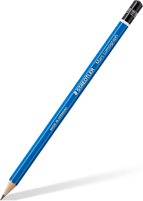 STAEDTLER Mars Lumograph HB Graphite Art Drawing Pencil, 6 Pencils...