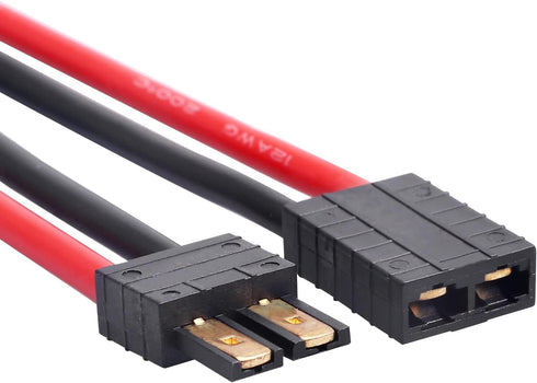 Hobbypark RC Battery Adapter Connector Male & Famale with 12AWG 12 Gauge Silicone Cable Wire Extension Lead for Traxxas Batteries...