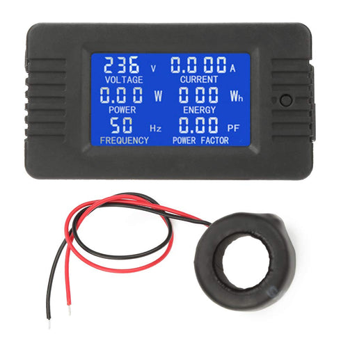 Oumefar PZEM-022 LCD Digital Display Power Energy Panel Digital AC KWh Tester Volt Amp Meter with Closed Type CT 100A for Industry...