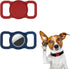 2pcs Airtag Dog Collar Holder, Waterproof Silicone Case for GPS Tracker Scratch-Resistant Protective Airtag Case Air Tag Holder for Dogs Cats Pet ...