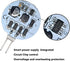 GRV G4 24-2835 SMD LED Bulb Lamp Super Bright Cool White RV Camper Cabinet Dome Light AC/DC12V-24V Pack of 10 (3.0Generation)...