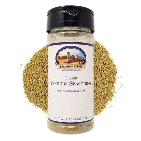 Shawhan Farms Classic Poultry Seasoning - Naturally Gluten-Free - Non-GMO - Perfect Blend for Chicken, Turkey, Stuffing, Dressing - 2.25 Ounce Bot...