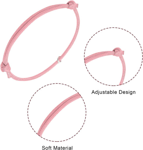 16pcs Puppy ID Collars, Newborn Puppy ID Bands, Soft Polyester Adjustable Whelping Collars Kitten Collars Whelping Puppy Identification Collars fo...
