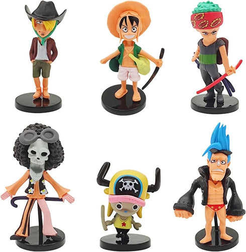 Action Figures, 6 PCS Anime Figurines, 2.8 inch PVC Mini Hero Statue as Cake Topper Decorations, Gift for Kids in Birthday Party, Christmas Day, E...