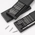 Black 25In 1 Screwdriver Set Precision Magnetic Screw Driver Bits Mini Tool Case Dismountable For Screwdrivers and Nut Drivers Smart Home PC Phone...