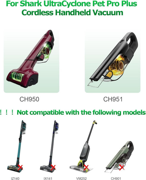 Shark Charger for Shark Ultra Cyclone Pro CH950 CH950C CH951 CH951C CH955 Cordless Handheld Vacuum Charger 13.3V CH963AMZ CH964AMZ Handheld Vacuum...