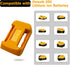 2Pcs for Dewalt Battery USB Charger Adapter, Battery Holder for Dewalt 20V DCB200 DCB201, with Type-C and USB Fast Charging Adapter...