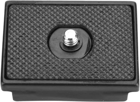 Acouto Quick Release Plate for Camera Tr with 1/4'' Screw Mount Fit for 3157N 3030 3130 3160 3262QR Aluminum Alloy + Rubber...