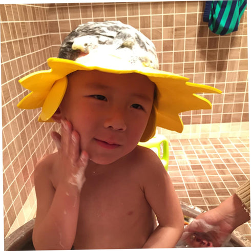 ibasenice 3pcs Baby Shower Cap Shower Caps for Kids Toddler Shampoo Baby Hair Shield Baby Shower Visor Cap Baby Safe Bath Cap Bath for Toddler Adj...