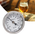 Metal Dial Thermometer, high Accuracy Stainless Steel 1/2 NPT Thread Pot Thermometer, Weldless Thermometer for Kitchen Use...