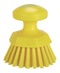 Vikan 38856 Brush,Scrub,Round,Stiff,5",PP/PBT,Yellow...