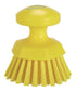 Vikan 38856 Brush,Scrub,Round,Stiff,5",PP/PBT,Yellow...