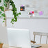 Frameless Magnetic Stainless Iron Board Strips, Adhesive Backing Bulletin Bar Board with 10 Pieces Colorful Magnet, Memo Strip for Office Home 4Pc...
