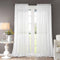 Dreaming Casa Solid Sheer Curtains White Rod Pocket Voile Draperies 84 Inches Long for Living Room 52" W x 84" L 2 Panels...