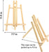 AROIC Wood Easels, Easel Stand for Painting Canvases, Art, and Crafts. (11.8 inch, 4 Pack), Tripod, Painting Party Easel, Kids Student Table Schoo...
