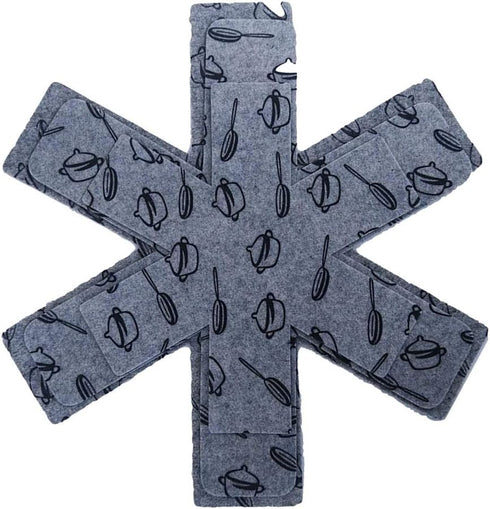 Hemoton 3pcs Pot and Pan Protectors Anti-scratch Protective Anti-slip Pads Separators Dividers for Cookware Non-stick Pans Kitchenware...