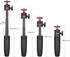 Black Mini Tripod for Camera, 1/4" Screw Universal for Sony/Canon/Nikon/Fujifilm Vlog Camera, Extendable Handheld Portable Vlogging Tripod Mount, ...