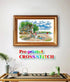 ROSTITCH Stamped Cross Stitch Kits- Vacation time Cross Stitch Kits for Beginners Adults Needlepoint Cross-Stitch,Pre Printed Cross Stitch and Cra...