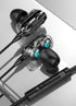 Waterproof Bass Boosting Headphones. Wired Earbuds with Microphone. for Kids, School, Gym, Gaming, Music (Blue)...