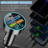 66W 5 Port Car Charger, 12-24V Quick Charge Automotive Fast Charging with USB PD Super QC 3.0 Cigarette Lighter Plug, Universal for SUV Truck RV 1...