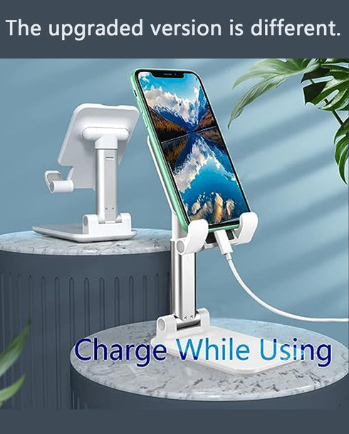 Cell Phone Stand for Desk,Phone Holder with Stable Anti-Slip,Increase Weight be Stable,Compatible with iPhone 15 14 13 12 Mini 11 Pro Xs Max XR X ...