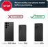 ENCASED Falcon Designed for Samsung Galaxy S22 Plus, Protective Full Body Phone Case for Samsung S22+ (Black)...