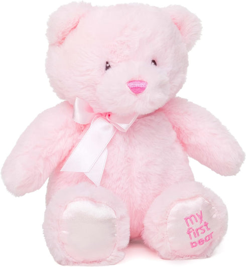 Jolitee My First Bear Stuffed Animal - Pink Teddy Bear for Baby for Newborn, 10"...