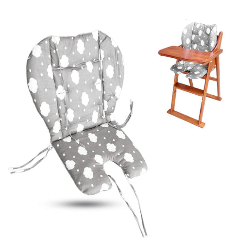 Twoworld High Chair Cushion, Large Thickening Baby High Chair Seat Cushion Liner Mat Pad Cover Breathable Suitable for All Kinds of Baby Dining Ch...