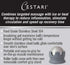 Cestari Stainless Steel Ice Hot Cold Roller for Pain Relief, Foot Massage Ball with Silicone Holder, HSA Muscle Roller, Gray...