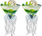 Octopus Martini Glass Creative Cocktail Drinkware Bar Goblet Tools (2 Transparent)...
