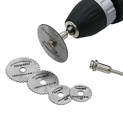 7pcs/Set, Mini Circular Saw Blades, Electric Grinding Cutting Discs, Wood Cutting Discs, Rotary Tools Accessories for Electric Metal Cutters and P...