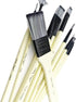 12pcs Artist Paint Brush Set with Carrying Case Premium Nylon Hair Brushes for Watercolor, Acrylic, Oil and Gouache Painting...
