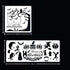 NGLAT 12 Pcs Halloween Stencils Template Large Halloween Pumpkins Painting Stencils Reusable Witch Skeleton Template for DIY Cards Crafts Drawing ...