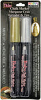 UCHIDA OF AMERICA, CORP. BISTRO MARKER SET GOLD/SILVR, us:one size, Metallics - Gold & Silver...