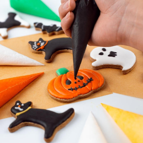 Halloween Cookie Cutters Set - 12 Pieces Stainless Steel Halloween Cookie Cutters Shape,Pumpkin, Ghost, Bat and Cat Cookie Cutter Shapes for Hallo...