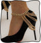Layered Anklets Gold Link Foot Jewelry for Women...