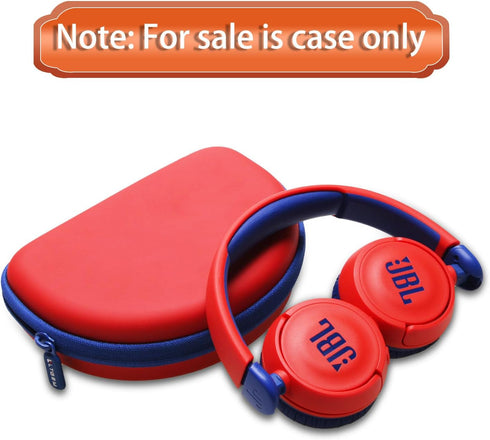 LTGEM EVA Hard Case for JBL JR300BT / Jr310BT, Sony MDR-ZX110 / MDRZX110NC / MDR-ZX310AP Wireless On-Ear Headphones - Red...