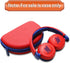 LTGEM EVA Hard Case for JBL JR300BT / Jr310BT, Sony MDR-ZX110 / MDRZX110NC / MDR-ZX310AP Wireless On-Ear Headphones - Red...