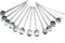 kilofly 12 pcs Bar Spoon Straws Reusable Stainless Steel Long Handle + 2 Cleaning Brushes...