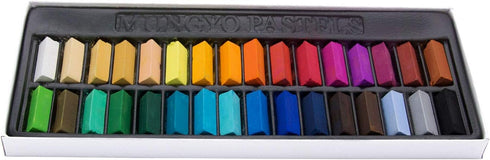 MUNGYO Non Toxic Square Chalk, Soft Pastel, 32 Colors...