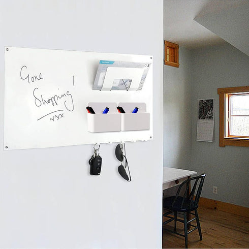 Magnetic Dry Erase Marker Holder, Magnetic Pen Holder for Fridge, Magnetic Marker Holder, Whiteboard Marker Holder for Locker Accessories, School,...