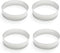 Fox Run English Muffin Ring Molds, Set of 4, Stainless Steel...