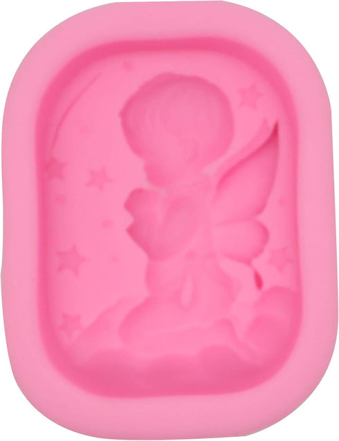 3D Baby Angel Silicone Mold for Cake Decoration, Sugarcraft, Cookie Decor, Jewelry,Pastry, Polymer Clay, Epoxy Resin,Pudding, Handmade Soap Mould ...