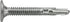 Premium Self-Drilling Metal Screws, Epoxy Coated Steel, Wafer Head Wood to Metal Winged Point Screws, Silver, #10 x 1-7/16 inches, Box of 68 Screw...