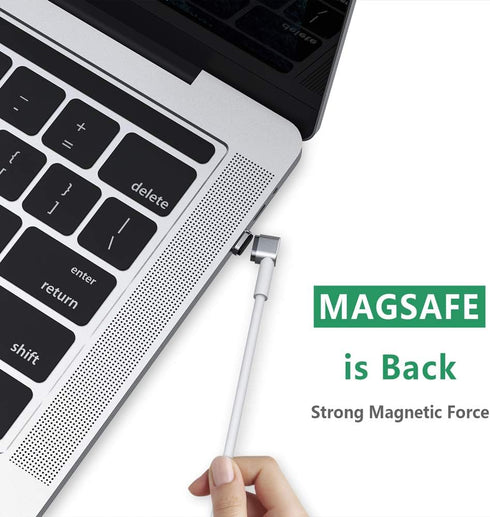 Elecjet Magnetic USB C to C Charging Cable for MacBook Pro Air, iPad Pro, 87W PD Fast Charger for iPhone 15 Pro Max, Samsung Galaxy S23 Ultra, Pix...