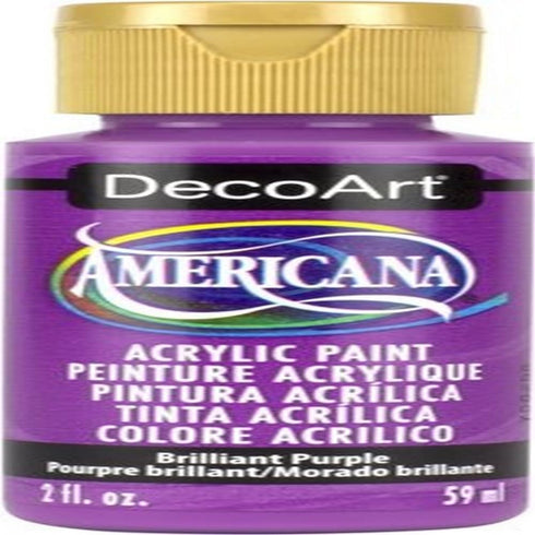 DecoArt DA353-3 Brilliant Purple Americana Craft Paint, 2 oz...